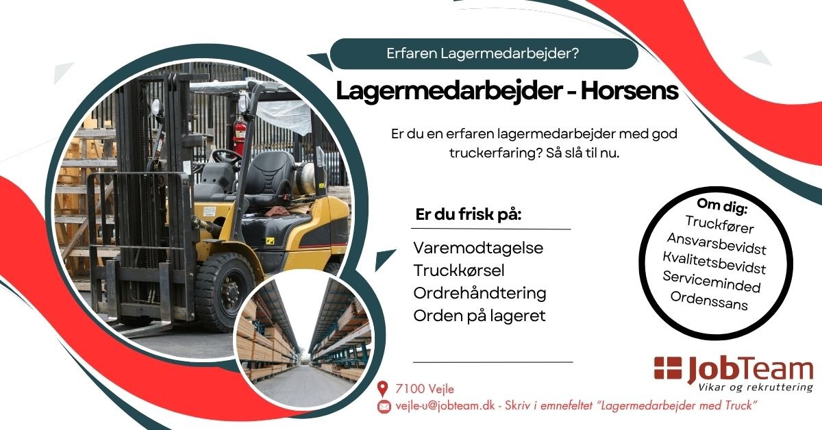 Bliv en del af rygraden på vores lager. Har du truckcertifikat ...